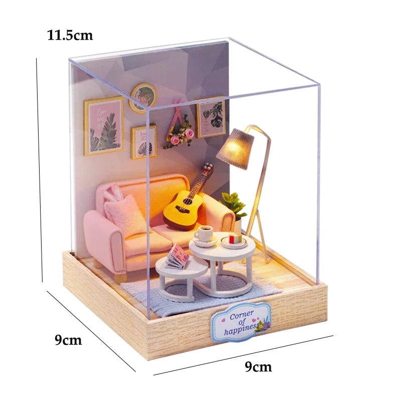 DIY Miniature Doll House 3D Puzzle Building Model Kit