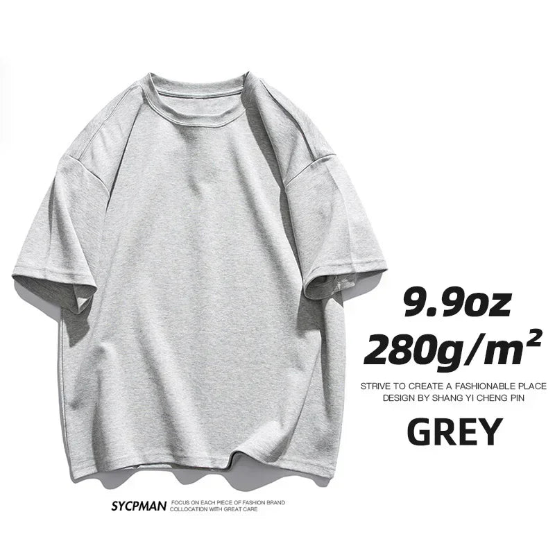 280gsm Oversized Heavy Cotton T-Shirt for Men