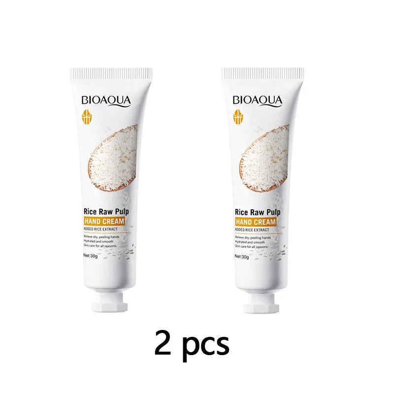 Reis Handcreme Volumenaufbauend Verjüngend Nährend Feuchtigkeitsspendend Erfrischend Nicht Fettende Handpflegecreme 30g