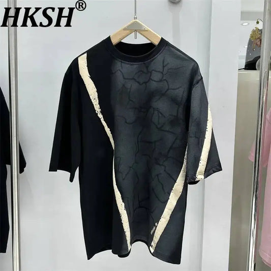 Punk Women's T-Shirt Color Contrast Print T-Shirt
