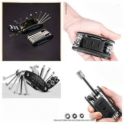 16-in-1 Socket Wrench Set | Non-Slip Universal Tool