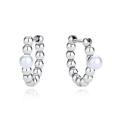 Original 925 Sterling Silber Ohrringe 2025 Stecker Creolen Kristall Ohrringe für Damen Roségold Krone Herz Unendlichkeit Biene Ohrring Schmuck