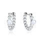 Original 925 Sterling Silber Ohrringe 2025 Stecker Creolen Kristall Ohrringe für Damen Roségold Krone Herz Unendlichkeit Biene Ohrring Schmuck
