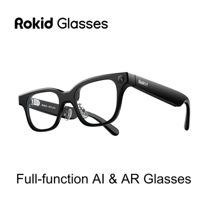 Rokid Glasses AI & AR Glasses with 89 Languages Live Translation Dual-eye Display 12MP Camera Ultra Light Smart Glasses