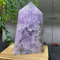Amethyst Tower Raw Quartz Crystal Wand – Wicca Decor