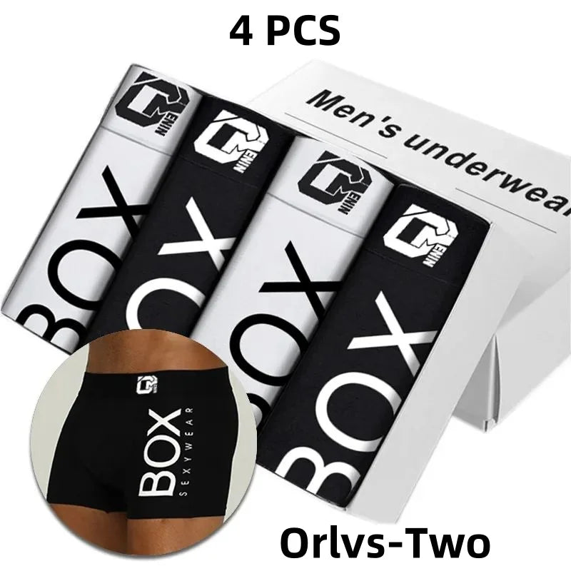 ORLVS Men's 3D Pouch Boxer Briefs – Soft Cotton 1-4 Pcs
