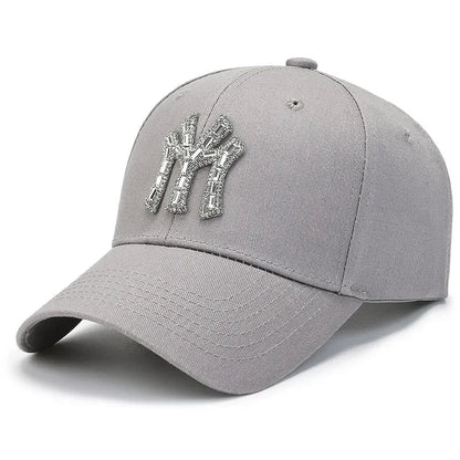 Rhinestone Baseball Cap | Women's Casual Sunshade Hat