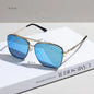 2025 Metal Punk Big Frame Sunglasses for Men Women Cool Driving Glasses Brand Design Square Sun Glasses Goggles UV400 Eyewear