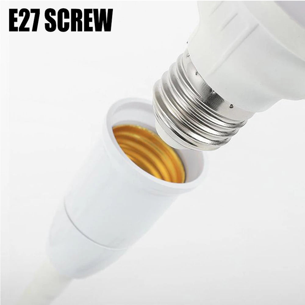 Direct Plug-in Rotary Lamp Head E27 Socket Lamp Converter with Switch EU US Plug Lamp Holder LED Table Lamp Led Base Lamp Base ﻿