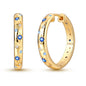 925 Sterling Silver Hoops Earrings Hypoallergenic Hoops Earrings With Zirconia Fashion High Quality Jewelry for Women Girls