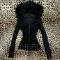 Aesthetic Women's Fur Collar Hoodie Sexy Slim Chic Casual Solid Color Cardigan Sweatshirt Goth Punk Rock Streetwear