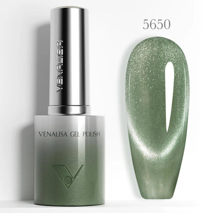 Venalisa TPO Free Hema Free 10ml Winter Nails Warm Coffee Cat Eye Nail Gel Polish Magnet Soak Off UV LED Semi Permanent Nail Gel
