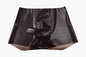 Men's Latex Fetish Boxer Shorts with Penis Pouch Sheath