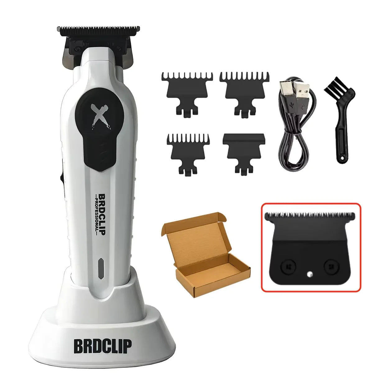 BRDCLIP FA1T Green Hair Trimmer | Barber Clipper