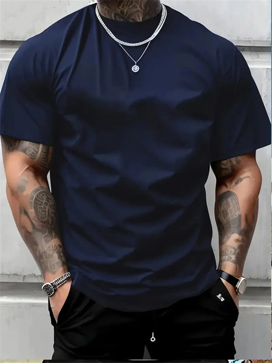 Men's Quick-Dry Sports T-Shirt  Breathable Short Sleeve Top