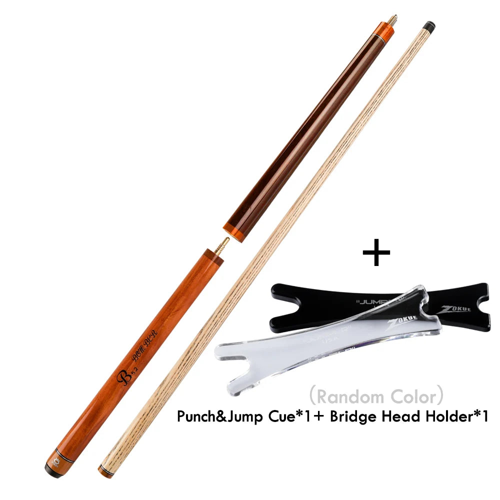 New O'MIN Break Punch Jump Cue Billiard Stick 14 MM Tip 141 CM Length Solid Wood and Leather Handle 2  Billiard Stick China 2019