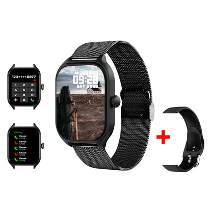 LAXASFIT Neue H9 Promax Smartwatch Zifferblatt zum Annehmen von Anrufen Kalorien-Tracking Herzfrequenz-Oximetrie-Überwachung Bluetooth Smartwatch