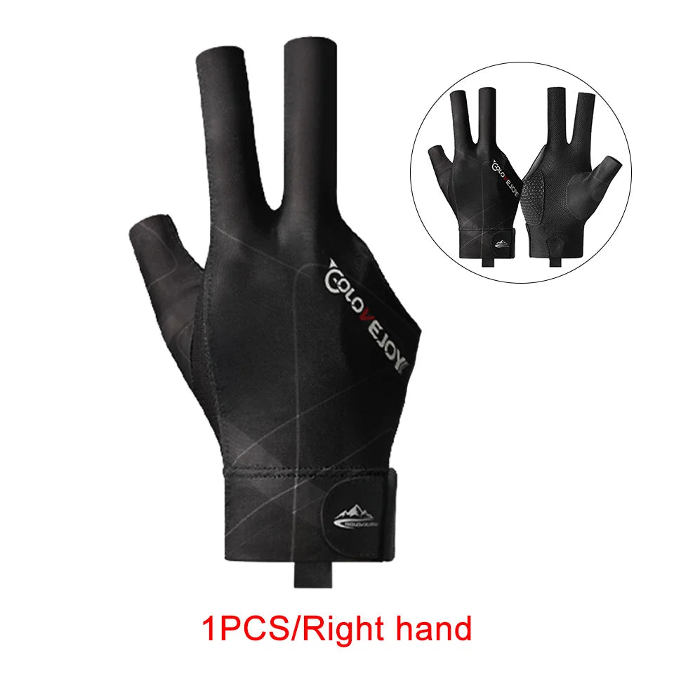 NOFOXO Open Finger Pool Glove - Breathable Snooker Billiard Glove