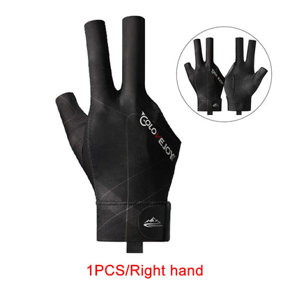 NOFOXO Open Finger Pool Glove - Breathable Snooker Billiard Glove