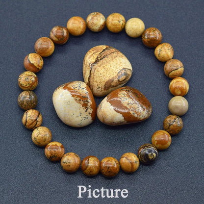 Real 5A Natural Lapis Lazuli Stone Beads Bracelet Homme Elastic High Quality Energy Healing Jewelry for Women Gift for Boyfriend