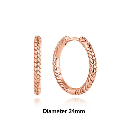 Original 925 Sterling Silber Ohrringe 2025 Stecker Creolen Kristall Ohrringe für Damen Roségold Krone Herz Unendlichkeit Biene Ohrring Schmuck