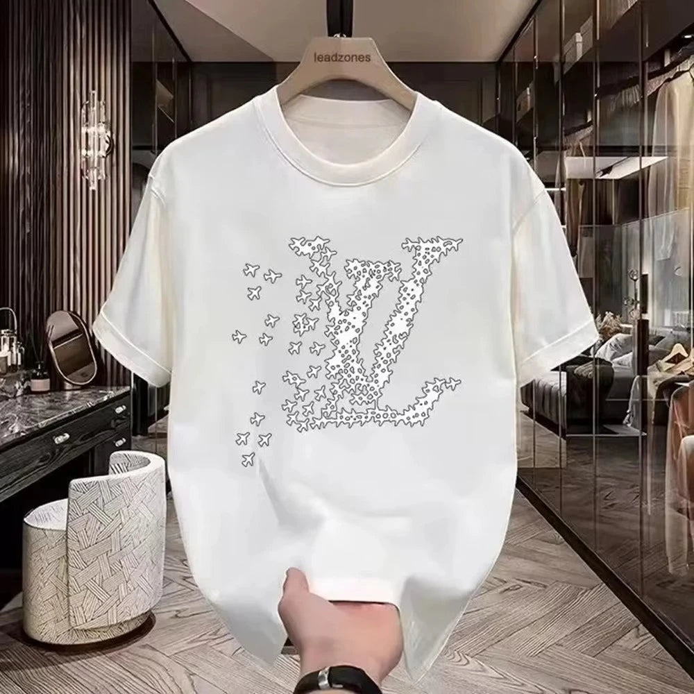 Heißer Verkauf Männer Frauen Lässiges T-Shirt Designer T-Shirts Print Kurzarm Oversized Top Rundhals Herren Damen Baumwoll-T-Shirts 71304