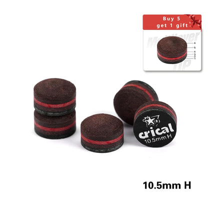 NEW CRICAL Billiard Pool Cue Tips 5pcs Buy 5 Get 6 Carom Cue Tip/Snooker Cue Tip 10mm 10.5mm 11.5mm 13mm Billiard Accessories