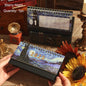 Vintage Coil Desk Calendar Tabletop Flip Memo card