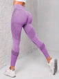 Nahtlose Sportleggings mit breitem Bund