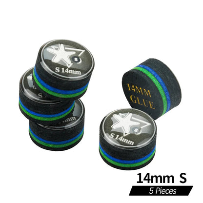 KONLLEN Cue Tips Rainbow Tips 11/14mm Multilayer Cuetips Snooker Hardness S/SS/SX/M/MH/H Pig Skin CRICAL Cue Tip Accessories