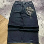 American Y2K 2025 New Baggy Wide Leg Black Jeans Overszied Women Street Casual Joker Denim Pants Couple Jeans Vintage Streetwear