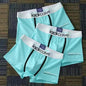 3Pcs Men's Cotton Boxer Briefs Breathable Printed M-3XL