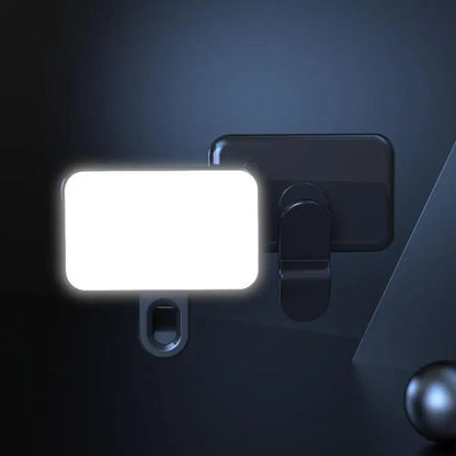 LED Selfie-Licht für iPhone, iPad, Handy, Laptop, Clip-Blitz, Füll-Video, Foto-Ringlicht, Fotolampe