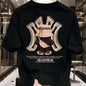 2025 Heavy Cotton Violent Bear Print Short-sleeved T-shirt American Trendy Brand Ins Loose Top Men's and Women's Trend Fashion
