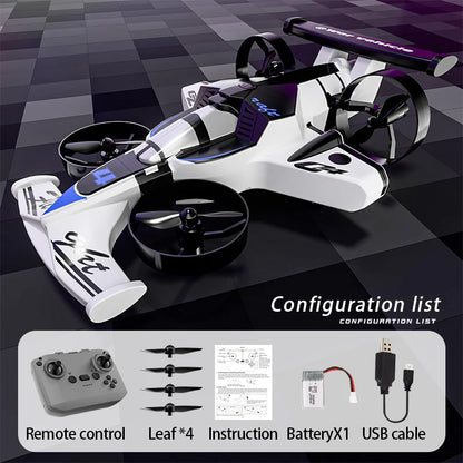 CZ04 2-IN-1 Land Air Dual RC Quadcopter & RC Drift Car 2.4G Remote Control Airplane 360 Rotation Headless Mode Electric Aircraft