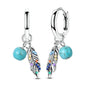 925 Sterling Silver Hoops Earrings Hypoallergenic Hoops Earrings With Zirconia Fashion High Quality Jewelry for Women Girls