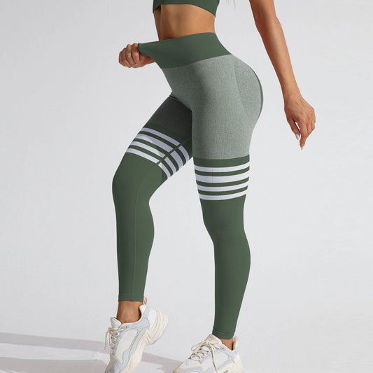 Women's High Waist V-Back Scrunch Yoga Leggings S-XL