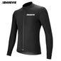 DAREVIE Radtrikot Winter Thermofleece Radtrikot Herren Langarm Warm Weich angeraut Atmungsaktive Fahrradbekleidung