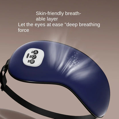 Hot compress massage heating eye mask lunch break shading to relieve eye fatigue intelligent eye protection device adult student