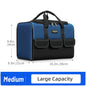Heavy Duty Wide Mouth Tool Bag with Pockets, Organizer for Men's Tool Storage and Transport