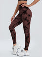 Damen High Waist Nahtlose Leggings – Tie-Dye Yoga-Hose, blickdicht, Fitness- & Workout-Tights