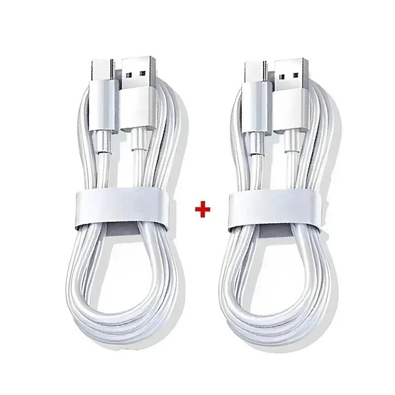 1-3PCS Quick Charging Cable 120W 10A USB A To Type C Fast Charger High-speed Data Transfer Wire Cords for Samsung Xiaomi Huawei