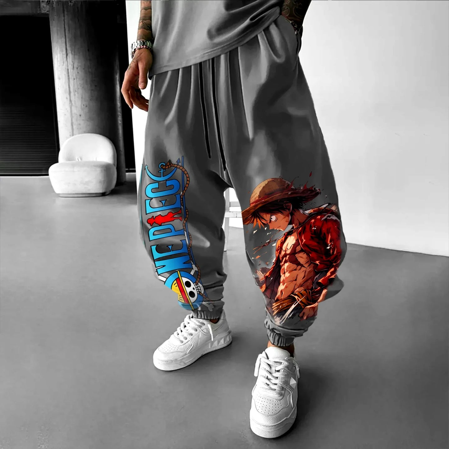 ONE PIECE Luffy Anime Leggings | Unisex Cotton