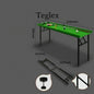 Five Points Pool Table Home Training Snooker Pocket Wooden Hole Foldable Iron Legs Playing