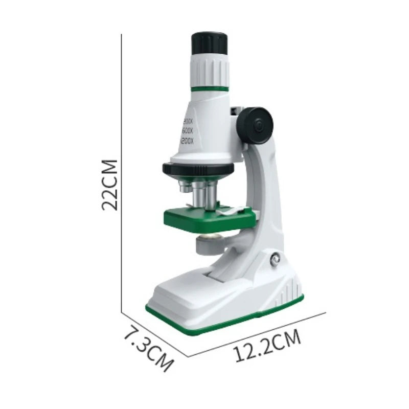 Kids Pocket Microscope Kit 200x–1200x | STEM Science Toy