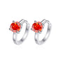 Moissanite Small Hoop Earrings Lab Diamond Hoop Huggies Earrings Sterling Silver Cartilage Earrings for Women Girls Teens