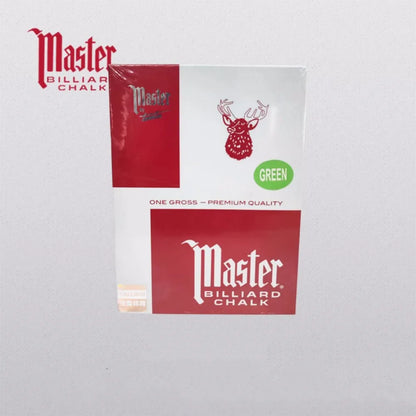 Original Master Premium Quality Billiard Snooker Pool Chalk (Dry,Medium, Oil)