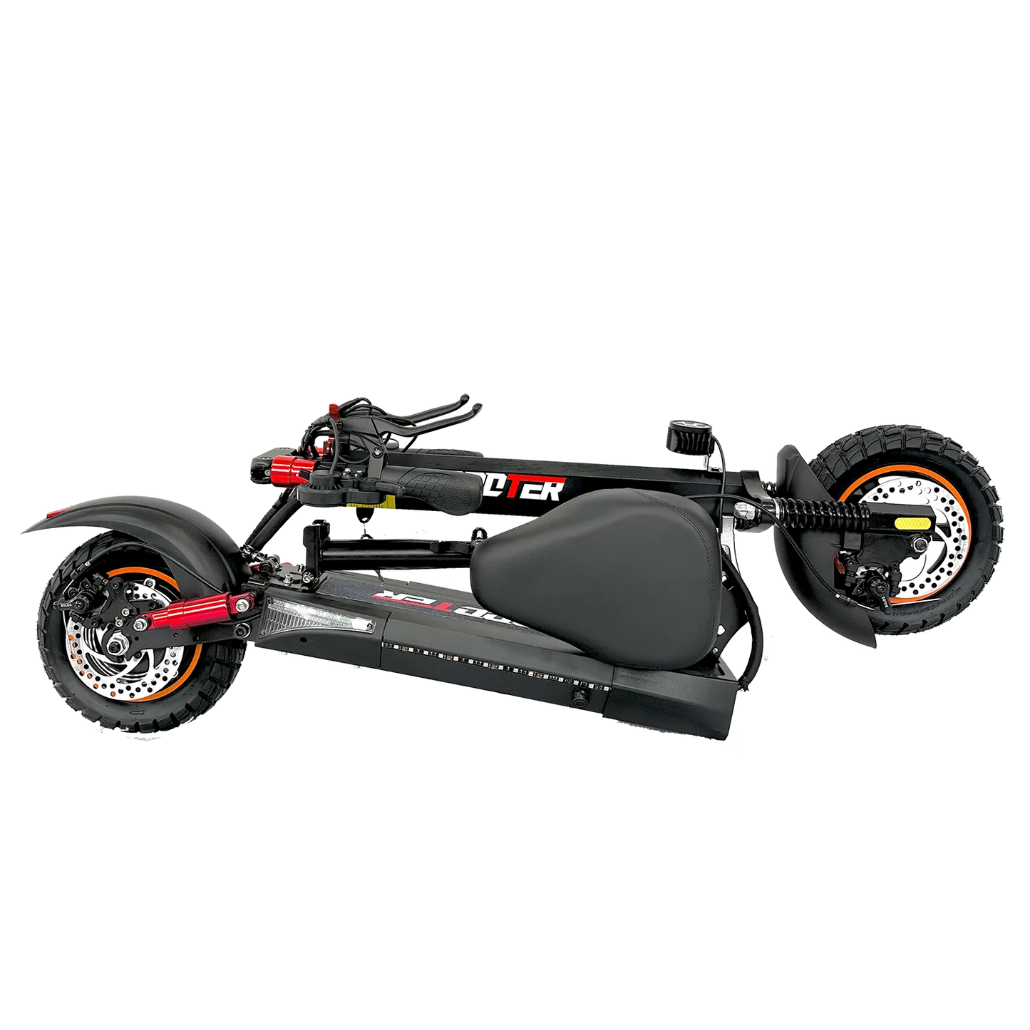 800W Powerful Electric Scooter 48V 13Ah Max Speed 45km/h Long Range 10'' Tires Dual Shock Absorbing Folding EScooter for Adults