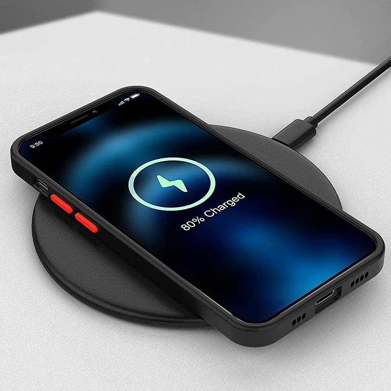Luxuriöse Magsafe Wireless Ladehülle für Samsung Galaxy S20 S21 S22 S23 FE S24 Plus S24Ultra Stoßfeste Matte Klare Rückabdeckung