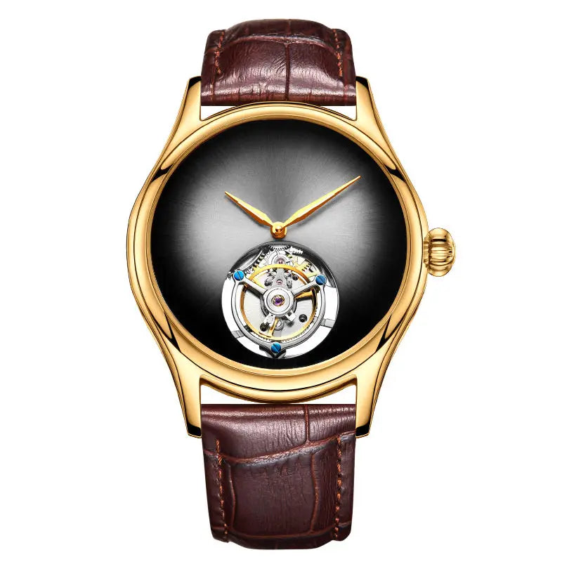 AESOP Top Brand Luxury Clock 100% Authentic Tourbillon Men's Watch Movement Mechanical Sapphire Glass Skeleton Watches for Man